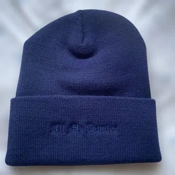 all my homies 자수 니트 모자 네이비 미사용 새상품