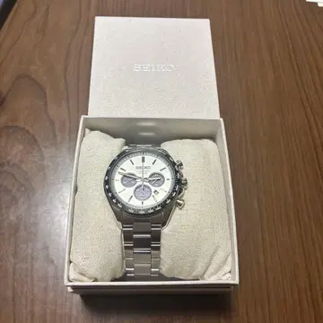 SEIKO 쿼츠 손목시계 실버/화이트