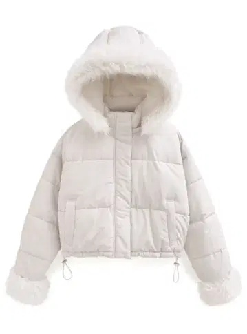 GRL 멀티 Way 후드 부착 퍼 다운 자켓