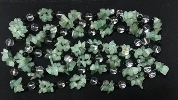 아벤츄린 크리스탈 오닉스 목걸이