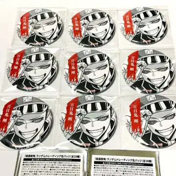 도원암귀 TSUTAYA 츠타야 캔뱃지 시부츠타 효메키 고 9개 토도메키