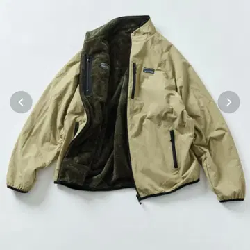 한정판 전개 릴랙스 핏 나일론 플리스 리버서블 블루종