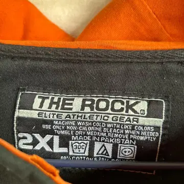 더 락 후드 부착 스웨트 셔츠 2XL