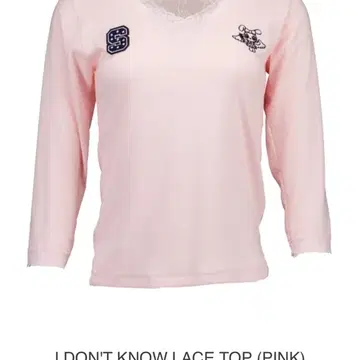 샬롬클럽 I DON'T KNOW LACE TOP (PINK)(그레이색교신 | 긴팔 티셔츠