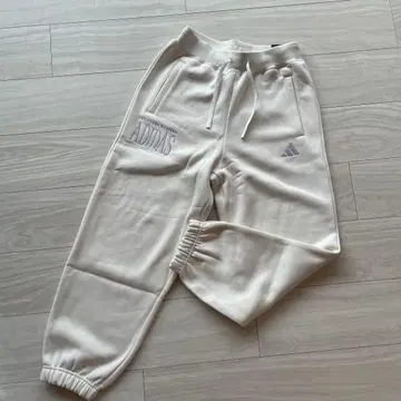 [ 미사용 새상품 ] 속기모 조거 팬츠 화이트 M