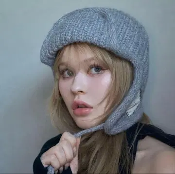 andmary Baby knit babushka 앤드마리 니트 모자