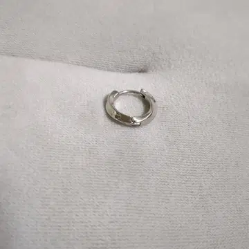 실버 925 트위스트 후프 귀걸이 남성용 여성용 멋스러운 한쪽