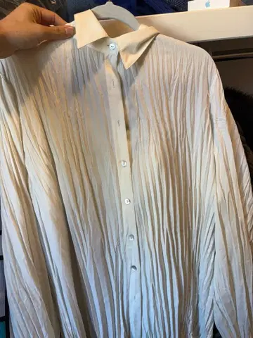 프릴 셔츠 구제 의류 남성용