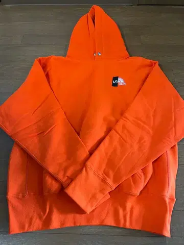 컨디션 최상 XL LQQK Studio Blue Sun 후드티 오렌지