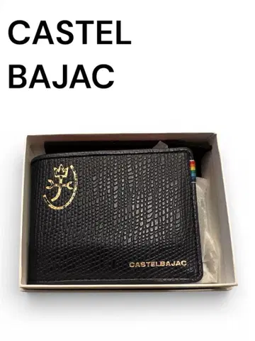 CASTELBAJAC 블랙 접이식 지갑
