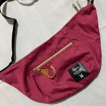 anello 와인 레드 숄더백