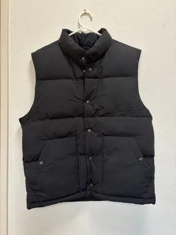 블랙 다운 베스트 GU 남성용