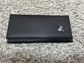 블랙 장지갑 카드 포켓 부착