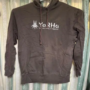 NieR:Automata 후드티 A2 브라운