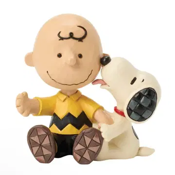 스누피 찰리 브라운 피규어 짐 쇼어 에네스코 박스 포함 새상품급