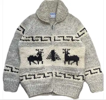 90s KANATA 카우친 스웨터 빈티지 상태 좋음 카나타
