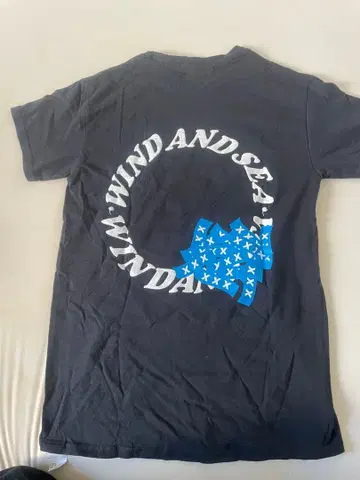 시착만 한 상품 WIND AND SEA XXX 티셔츠 블랙