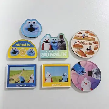 퍼펫 순순 캐릭터 마그네트 7종 세트