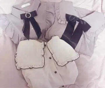 양산형 지뢰계 의류 상의 블라우스 묶음 판매