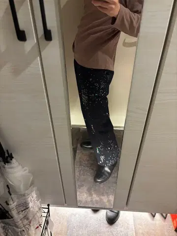 MASU 갤럭시 팬츠 네이비 44