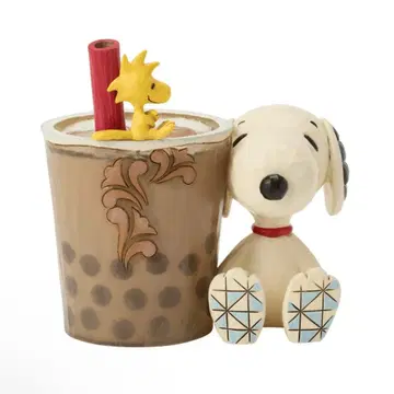 짐쇼어 피규어 스누피 우드스탁 타피오카 박스 포함 새상품급