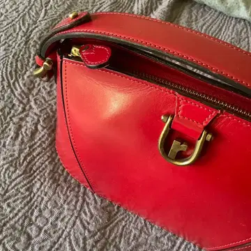 [ 거의 미사용 새상품급 ] renoma 빨간색 핸드백 수납 가방 포함