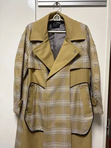 UNITED TOKYO 리버스 코트 체크 새상품급