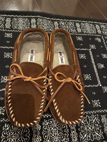 MINNETONKA 브라운 모카신 41353 8