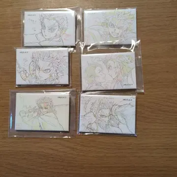 렌고쿠 쿄쥬로 원화 스퀘어 캔뱃지 세트