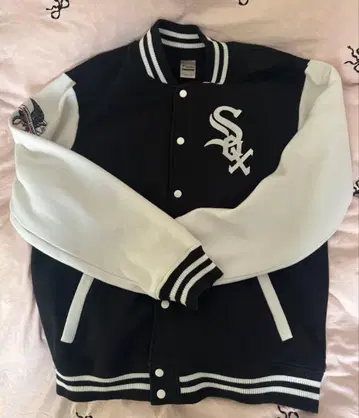 시카고 화이트삭스 Fanatics 바시티 자켓 블랙 화이트