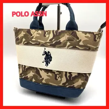 U.S.POLO ASSN. 유에스폴로어슨 카모 패턴 핸드백