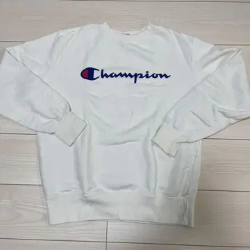 챔피온 맨투맨 L 사이즈 화이트 챔피온