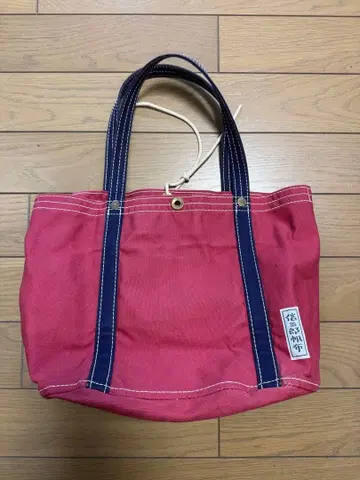 신자로 토트백 빨간색