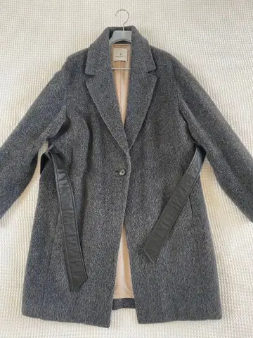 MORABITO PREMIER 알파카 싱글 버튼 체스터 코트