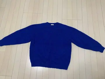 BEAUTY&YOUTH 블루 크루넥 니트 스웨터