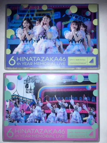 히나타자카46 6th YEAR MEMORIAL LIVE DVD 세트
