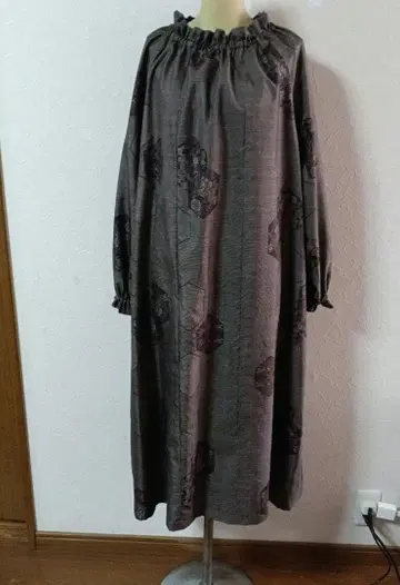 진흙 오시마 명주 기모노 리메이크#원피스