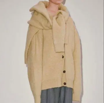 TODAYFUL 브러쉬드 V넥 가디건