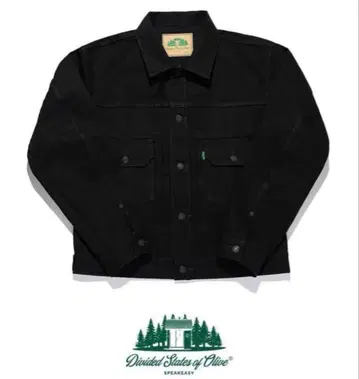 Divided States of Olive 블랙 데님 자켓