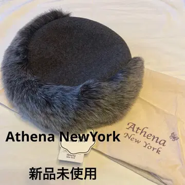 아테나 뉴욕 미사용 새상품 그레이 베레모