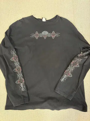 할리데이비슨 블랙 긴팔 셔츠