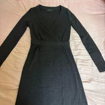 [ UNTITLED ] 다크 그레이 니트 원피스 XS 사이즈 가을.겨울