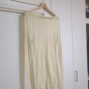 SLOBE IENA 시어 롱 이너 베이지