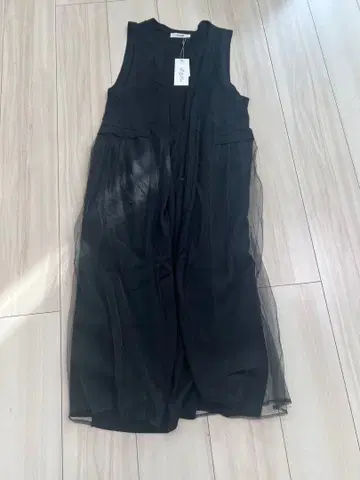 스콧 클럽 슬리브리스 롱 가디건