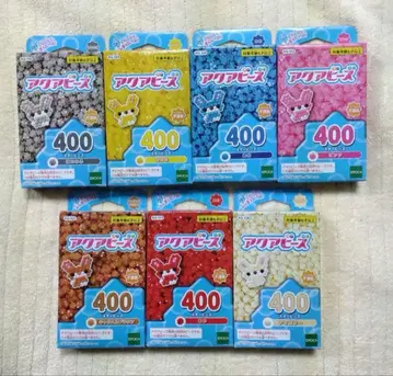 미개봉 아쿠아 비즈 키라키라 비즈 400개입 세트 7상자