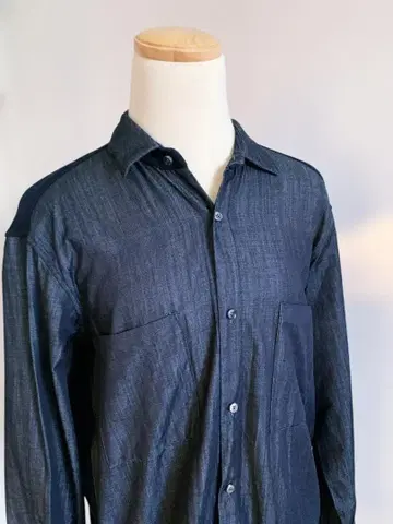 TOMORROWLAND 다크 블루 긴팔 셔츠