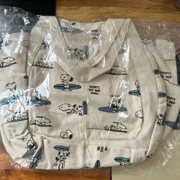 스누피 토트백 서핑 패턴