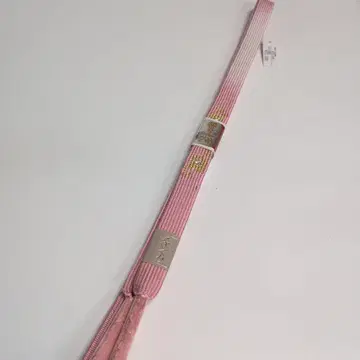 핑크색 꽃무늬 허리띠