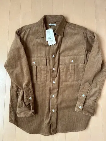 BAYFLOW 코듀로이 셔츠 브라운