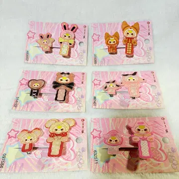 Babythree 헤어 클립 6개